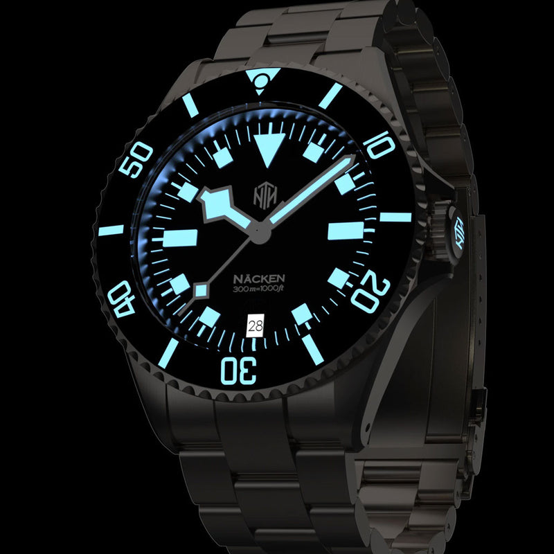 NTH Näcken 300-Meter Hi-Beat Automatic Dive Watch with an AR Sapphire Crystal #WW-NTH-NMKD