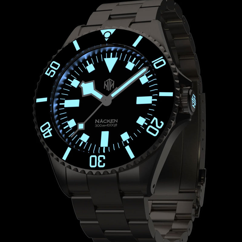 NTH Näcken 300-Meter Hi-Beat Automatic Dive Watch with an AR Sapphire Crystal #WW-NTH-NMKN