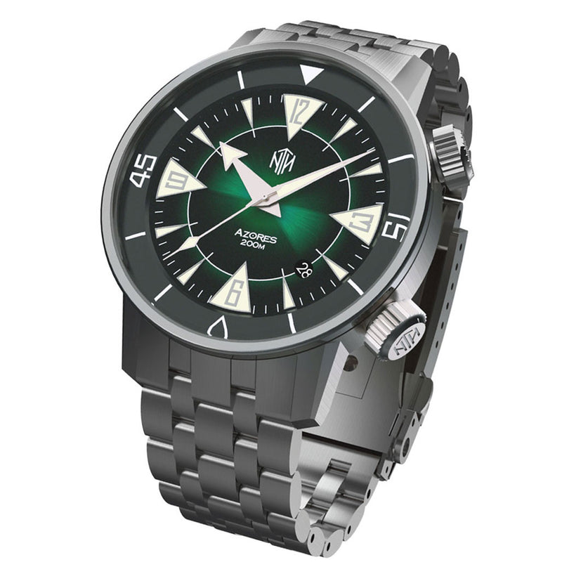NTH Azores 200-Meter Hi-Beat Automatic Dive Watch with a DD AR Sapphire Crystal #WW-NTH-TZAD