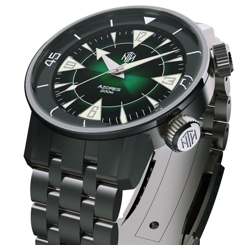 NTH Azores 200-Meter Hi-Beat Automatic Dive Watch with a DD AR Sapphire Crystal #WW-NTH-TZAN