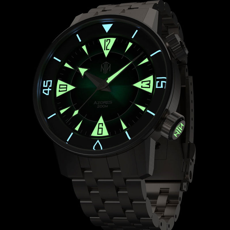 NTH Azores 200-Meter Hi-Beat Automatic Dive Watch with a DD AR Sapphire Crystal #WW-NTH-TZAN