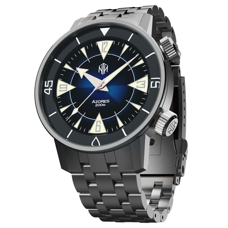 NTH Azores 200-Meter Hi-Beat Automatic Dive Watch with a DD AR Sapphire Crystal #WW-NTH-TZBN