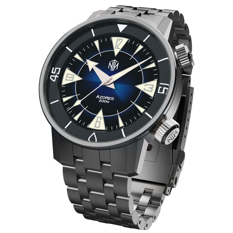 NTH Azores 200-Meter Hi-Beat Automatic Dive Watch with a DD AR Sapphire Crystal #WW-NTH-TZBN