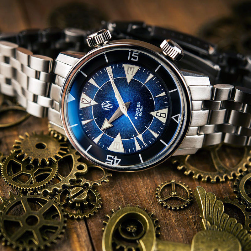 NTH Azores 200-Meter Hi-Beat Automatic Dive Watch with a DD AR Sapphire Crystal #WW-NTH-TZBN