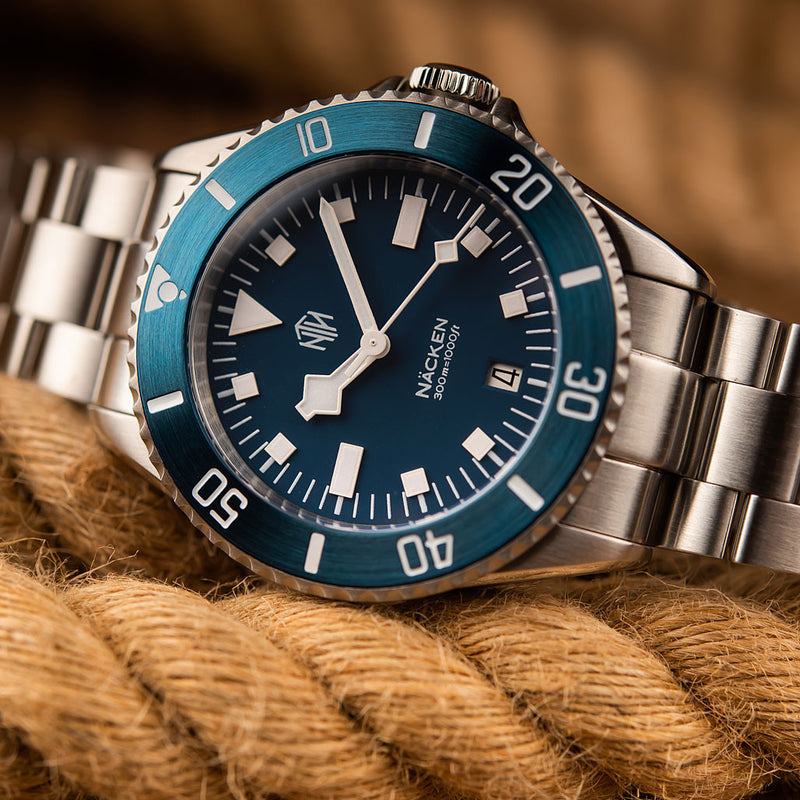 NTH Näcken 300-Meter Hi-Beat Automatic Dive Watch with an AR Sapphire Crystal #WW-NTH-NMEN