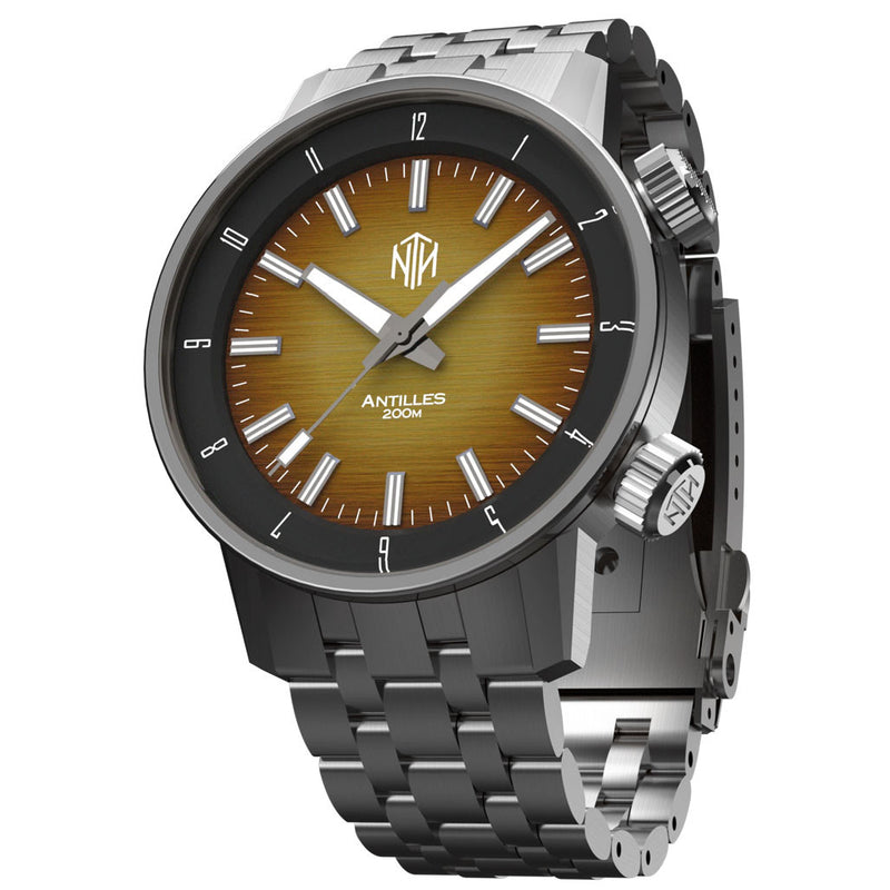 NTH Antilles  200-Meter Hi-Beat Automatic Dive Watch with a DD AR Sapphire Crystal #WW-NTH-TNCN