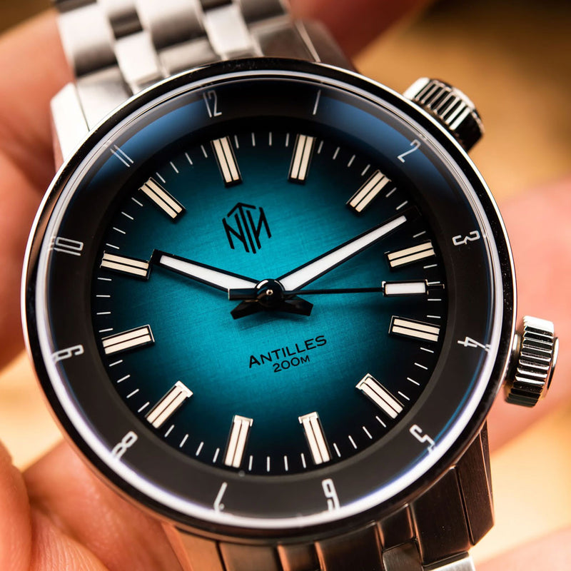 NTH Antilles  200-Meter Hi-Beat Automatic Dive Watch with a DD AR Sapphire Crystal #WW-NTH-TNHN