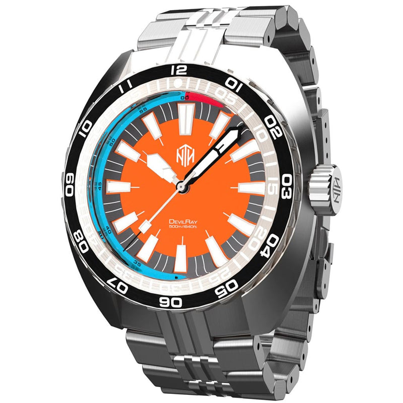 NTH DevilRay 500-Meter Automatic Dive Watch with an AR Sapphire Crystal #WW-NTH-DRON
