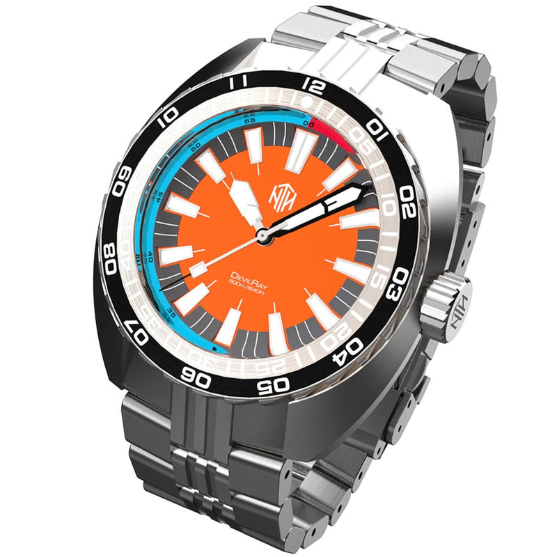 NTH DevilRay 500-Meter Automatic Dive Watch with an AR Sapphire Crystal #WW-NTH-DRON