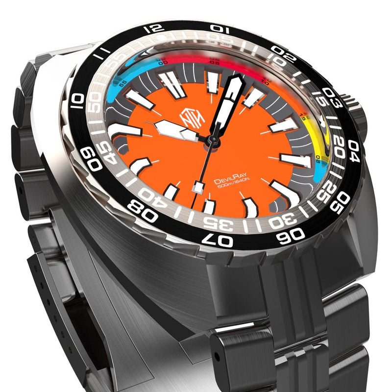 NTH DevilRay 500-Meter Automatic Dive Watch with an AR Sapphire Crystal #WW-NTH-DRON