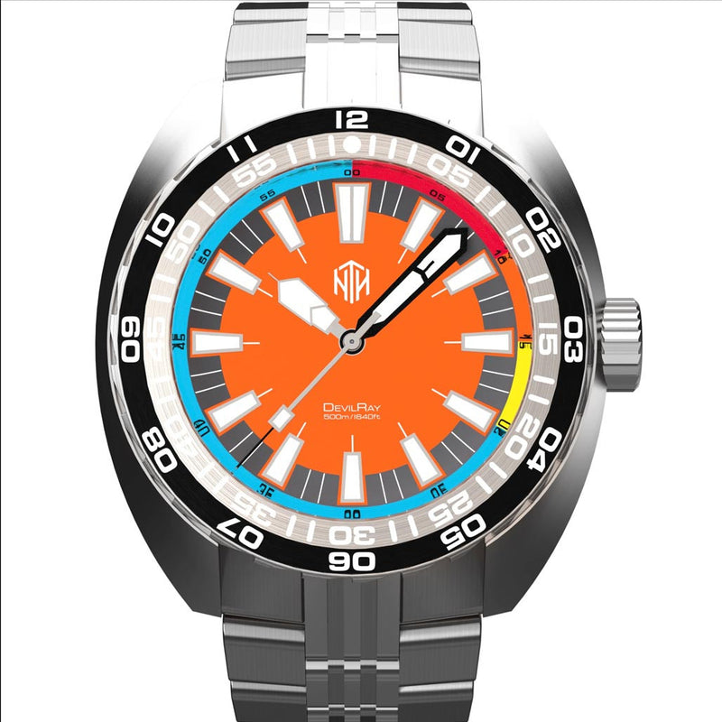 NTH DevilRay 500-Meter Automatic Dive Watch with an AR Sapphire Crystal #WW-NTH-DRON