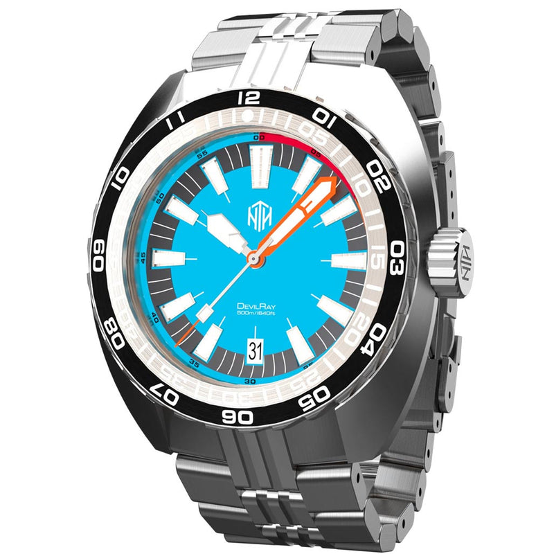 NTH DevilRay 500-Meter Automatic Dive Watch with an AR Sapphire Crystal #WW-NTH-DRTD