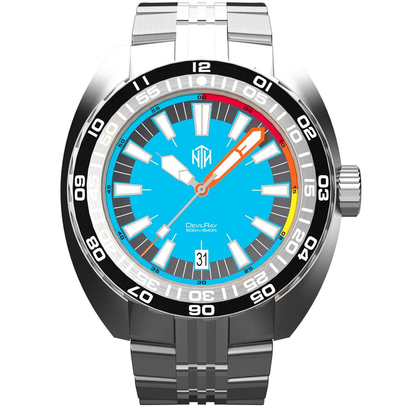 NTH DevilRay 500-Meter Automatic Dive Watch with an AR Sapphire Crystal #WW-NTH-DRTD