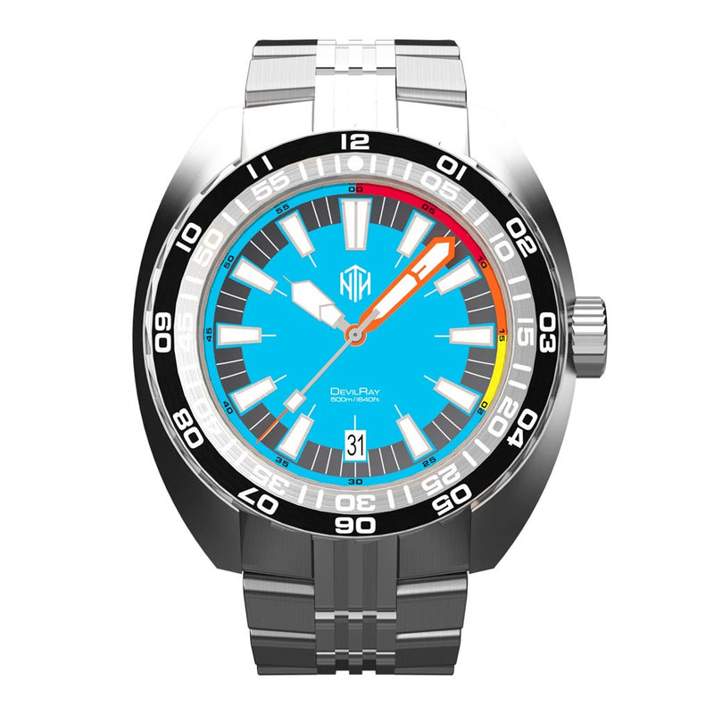 NTH DevilRay 500-Meter Automatic Dive Watch with an AR Sapphire Crystal #WW-NTH-DRTD