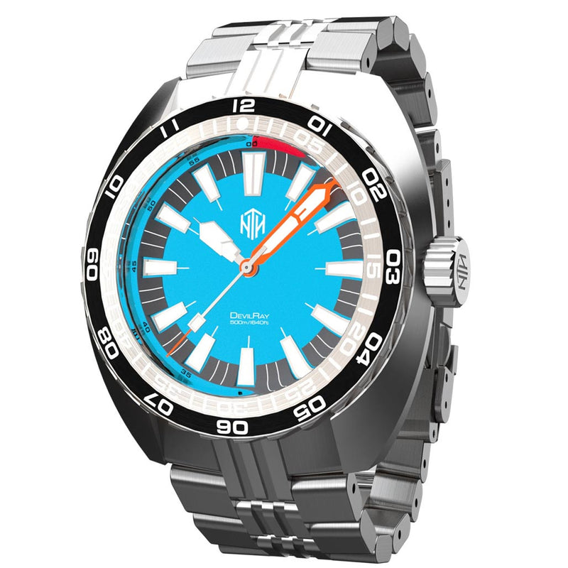 NTH DevilRay 500-Meter Automatic Dive Watch with an AR Sapphire Crystal #WW-NTH-DRTN