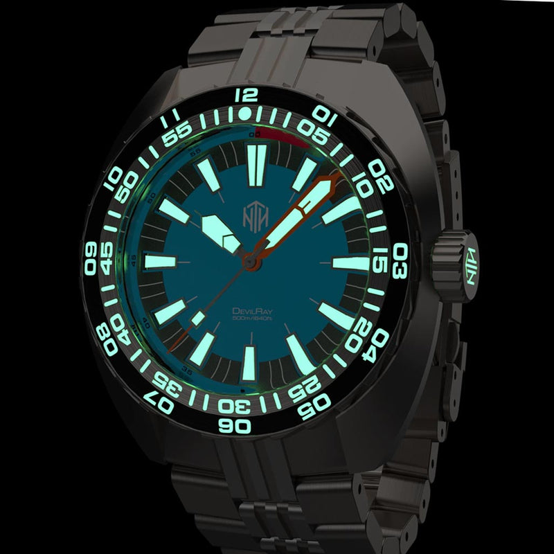 NTH DevilRay 500-Meter Automatic Dive Watch with an AR Sapphire Crystal #WW-NTH-DRTN