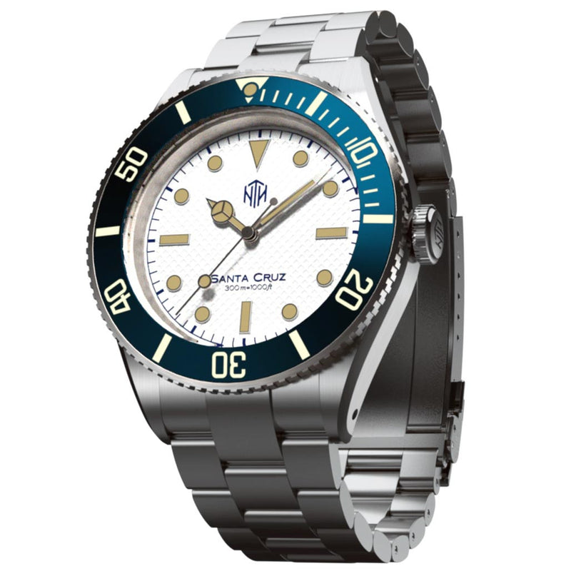 NTH Santa Cruz 300-Meter Hi-Beat Automatic Dive Watch with an AR Sapphire Crystal #WW-NTH-SCWN