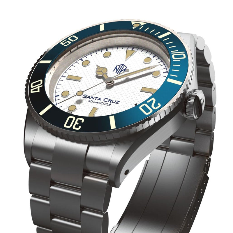 NTH Santa Cruz 300-Meter Hi-Beat Automatic Dive Watch with an AR Sapphire Crystal #WW-NTH-SCWN