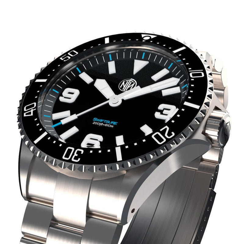NTH Swiftsure 610-Meter Hi-Beat Automatic Dive Watch with an AR Sapphire Crystal #WW-2K1-SKSN