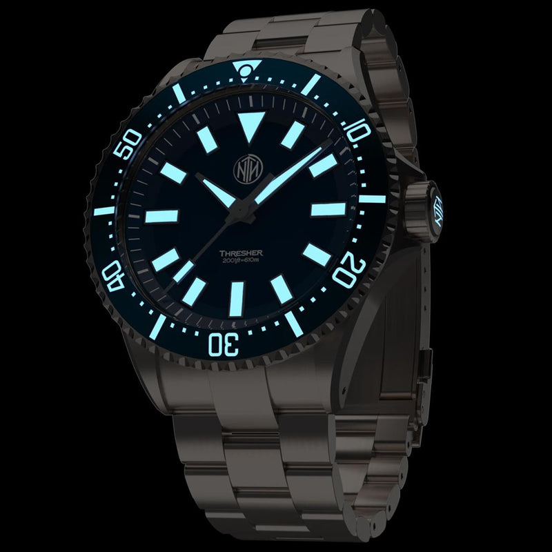 NTH Thresher 610-Meter Hi-Beat Automatic Dive Watch with an AR Sapphire Crystal #WW-2K1-TESN