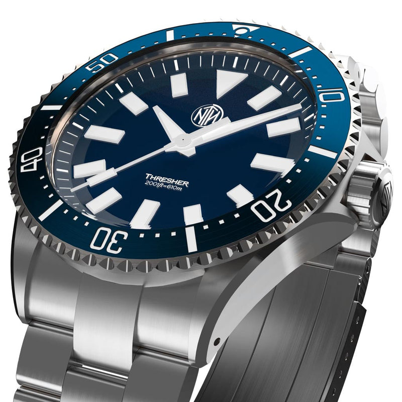 NTH Thresher 610-Meter Hi-Beat Automatic Dive Watch with an AR Sapphire Crystal #WW-2K1-TESN