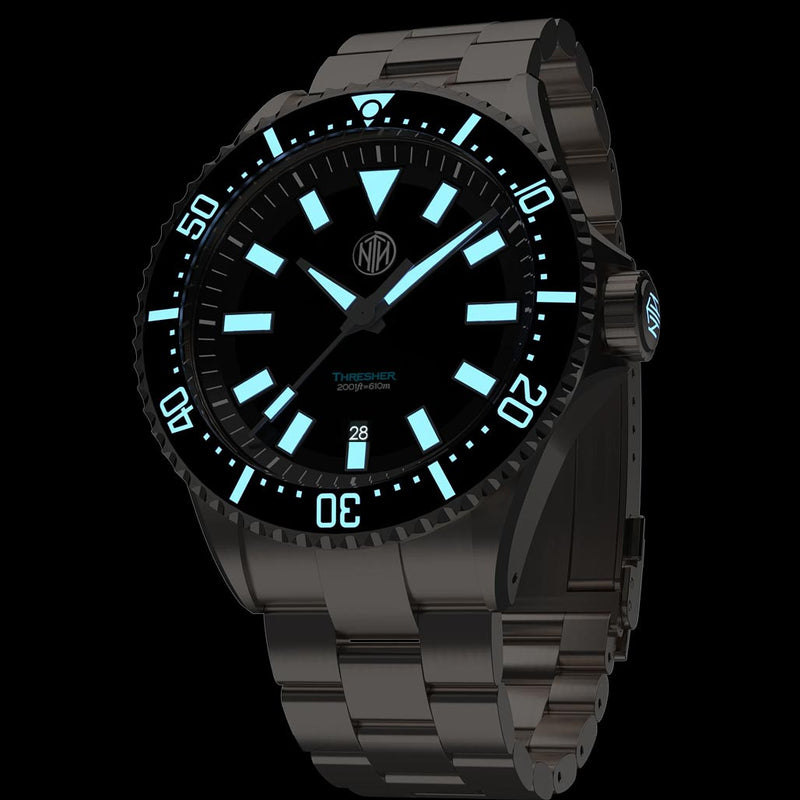 NTH Thresher 610-Meter Hi-Beat Automatic Dive Watch with an AR Sapphire Crystal #WW-2K1-TKSD
