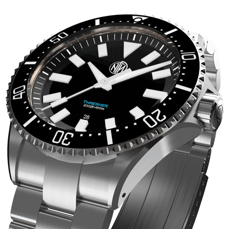 NTH Thresher 610-Meter Hi-Beat Automatic Dive Watch with an AR Sapphire Crystal #WW-2K1-TKSD