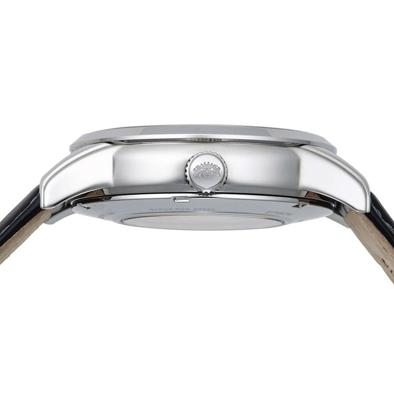 Orient Automatic Dress Watch with Black Dial and Leather Strap #AK0010B10B