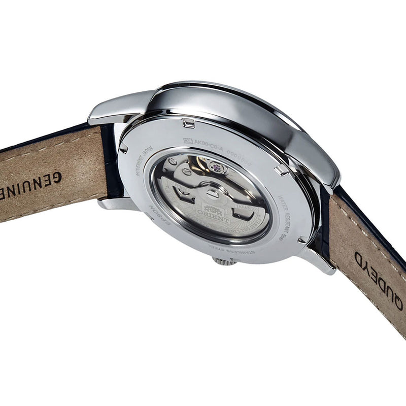 Orient Automatic Dress Watch with Blue Dial and Leather Strap #AK0011D10B