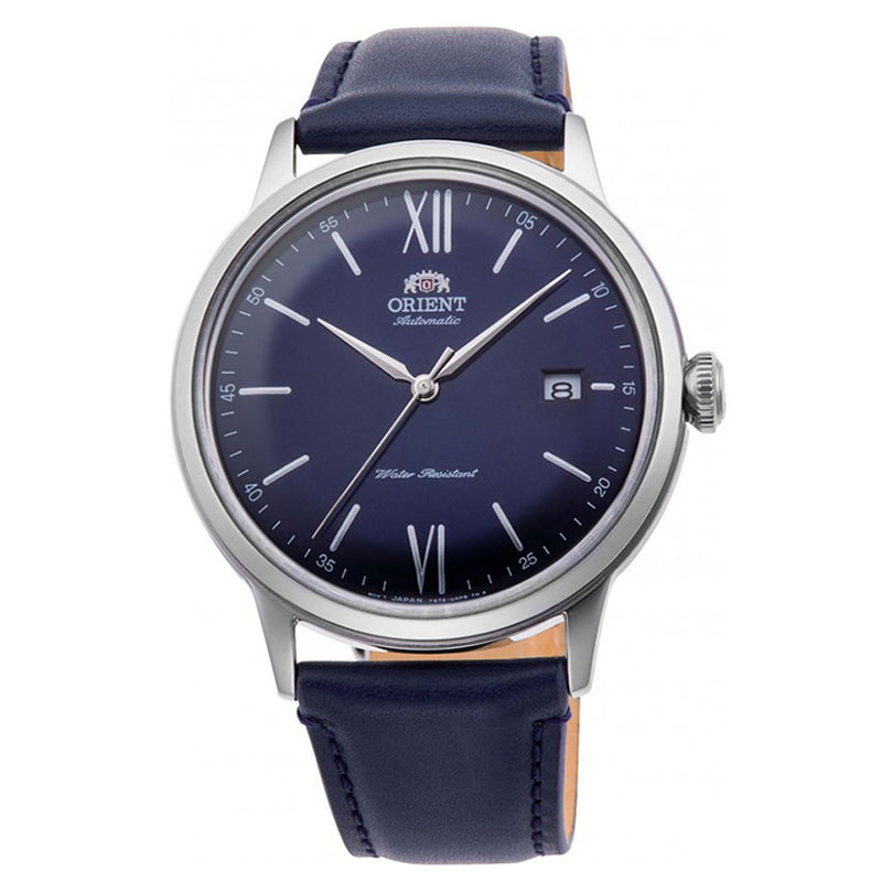 Orient Automatic Dress Watch with Blue Dial and Leather Strap #RA-AC0021L10B