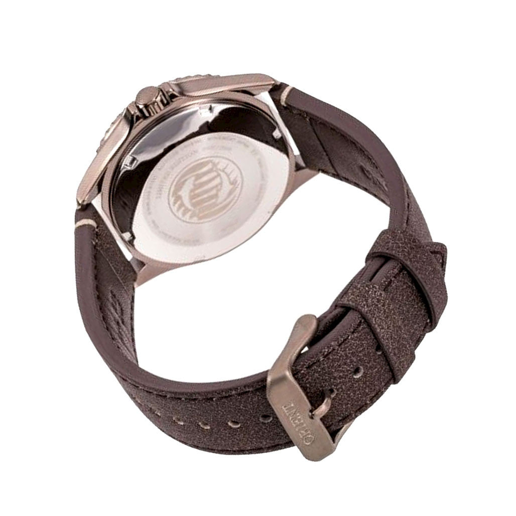Orient Vintage-Inspired Automatic Dive Watch with a Maroon