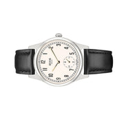 KUOE Old Smith 90-001 Quartz 35mm Dress Watch #OS90001-AGD-O-BK-SA