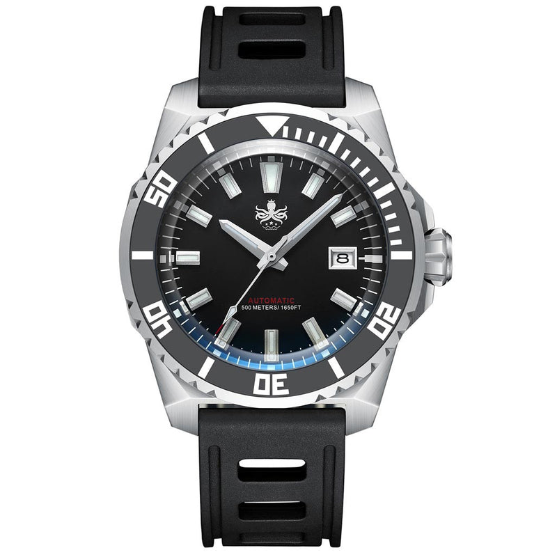 PHOIBOS Leviathan 500-Meter Automatic Dive Watch with Stainless Steel Case, AR Sapphire Crystal #PY032C