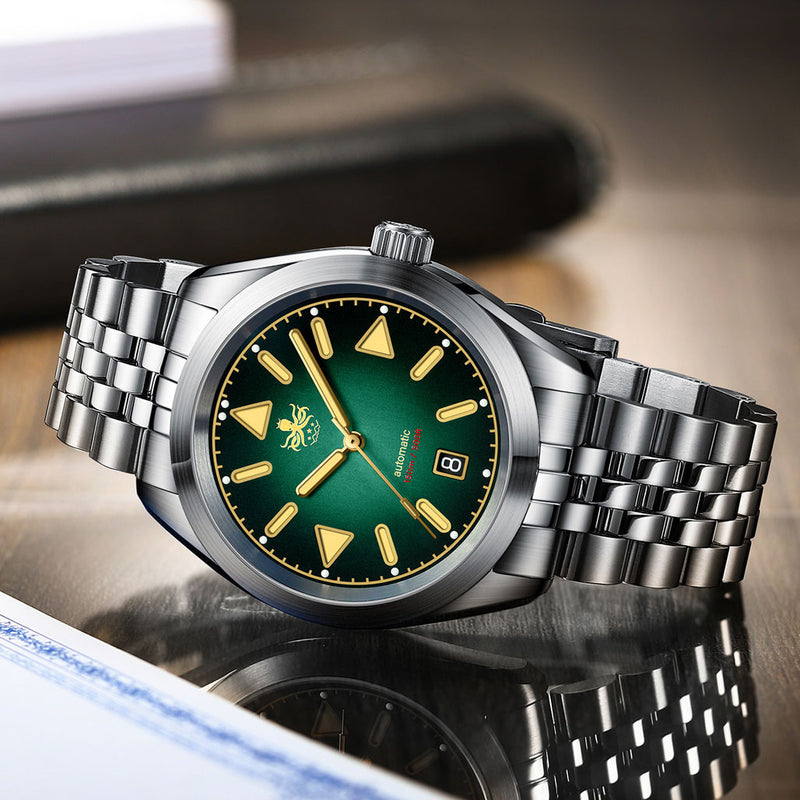 PHOIBOS Nebula Hi-Beat Automatic Watch with Sandwich Dial, AR Sapphire Crystal #PY030A