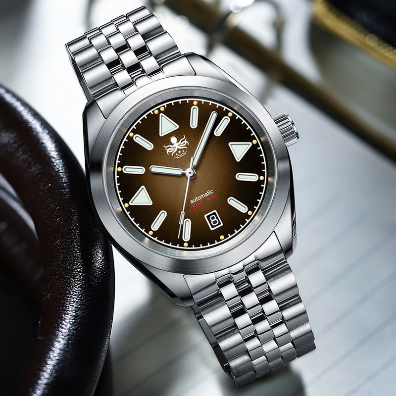 PHOIBOS Nebula Hi-Beat Automatic Watch with Sandwich Dial, AR Sapphire Crystal #PY030E