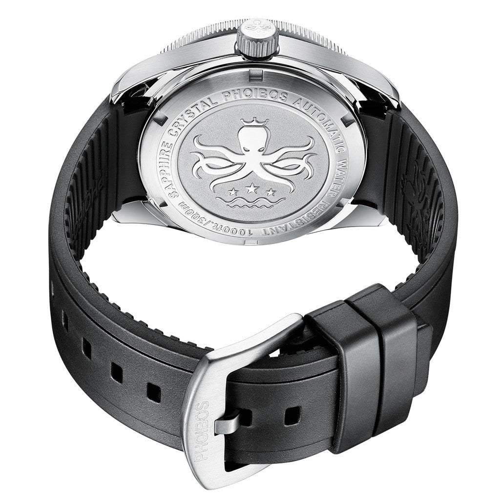 キングオブキングス p706p5g Phoibos 300 meter Wave Master Automatic Dive Watch with Green Dial
