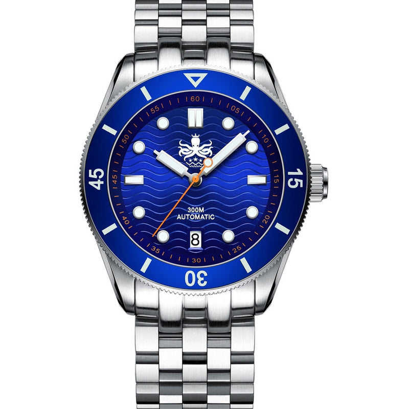 PHOIBOS Wave Master 300-Meter Automatic Dive Watch with AR Sapphire Crystal #PY010B