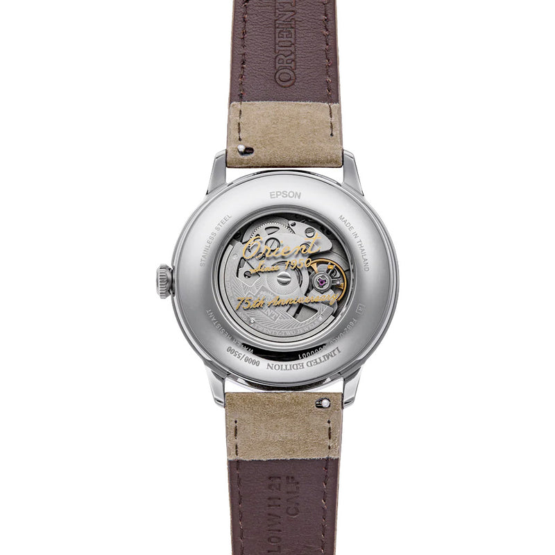 Orient Bambino Version 9 75th Anniversary with White Dial #RA-AK08083S30B