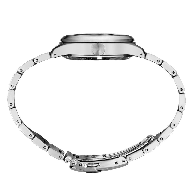 Seiko 5 Sports 24-Jewel Automatic Watch with Dark Blue Dial and SS Bracelet #SRPG29
