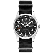 Seiko 5 Sports 24-Jewel Automatic Watch with Black Dial #SRPG37