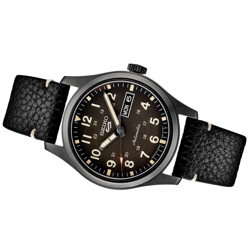 Seiko 5 Sports 24-Jewel Automatic Watch with Brown Ombré Dial  #SRPG41