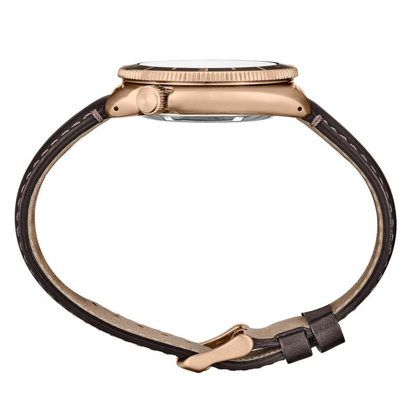 Seiko Prospex Automatic Dive Watch with Brown Dial and Rose Goldtone Case #SRPG18
