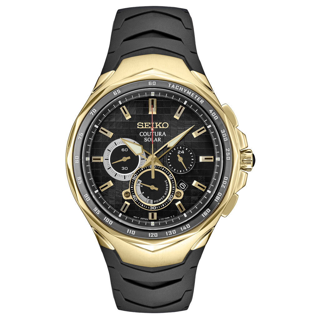 Seiko Coutura Solar Powered Chronograph with Sapphire Crystal