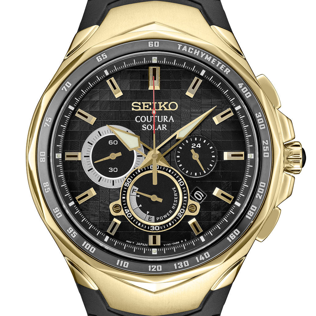 Seiko Coutura Solar Powered Chronograph with Sapphire Crystal