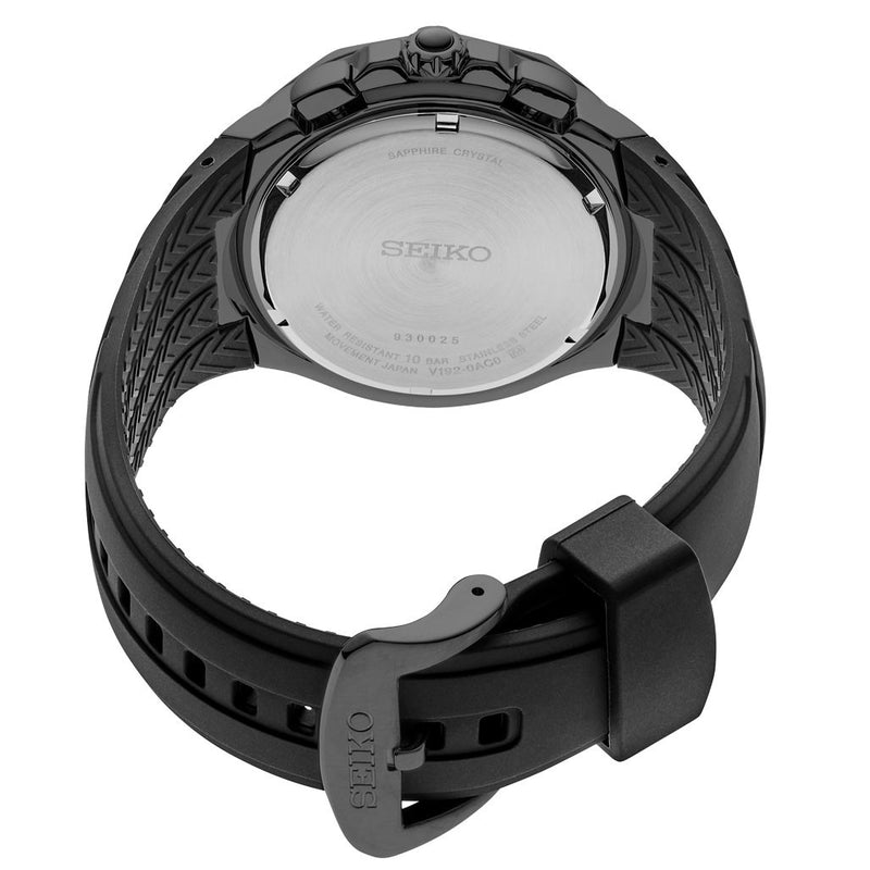 Seiko Coutura Solar Powered Chronograph with PVD Case, Sapphire Crystal #SSC811