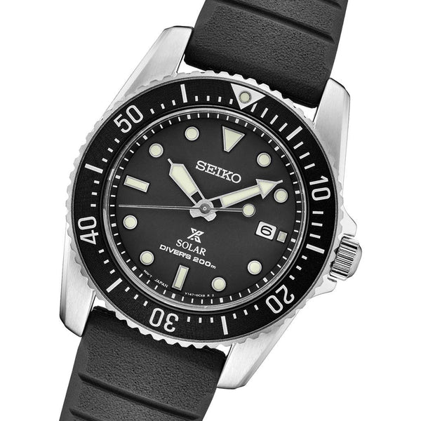 Seiko 38mm Prospex Solar Powered Dive Watch with 10-Month Power Reserve #SNE573