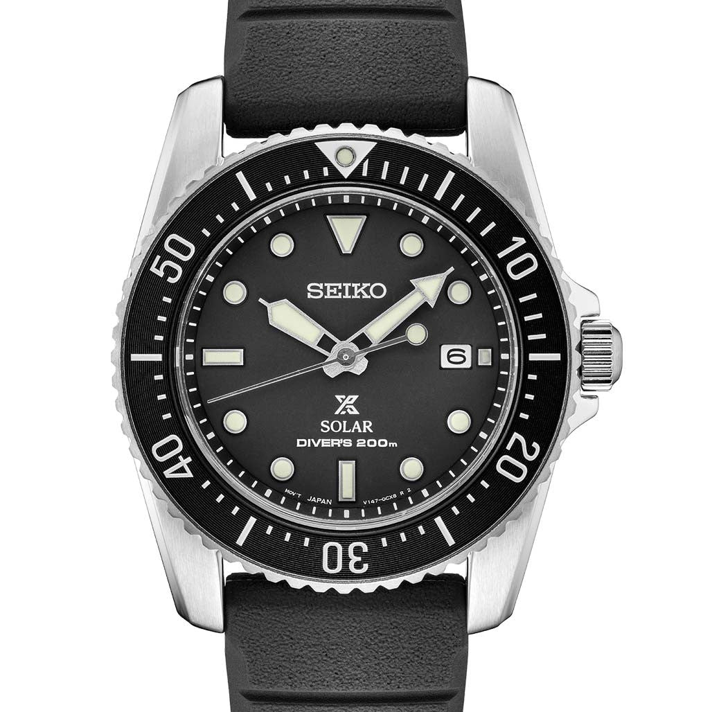 Seiko 38mm Prospex Solar Powered Dive Watch with 10-Month Power