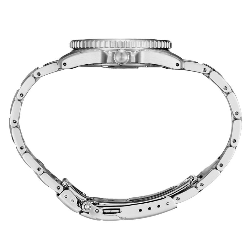 Seiko 38mm Prospex PADI Edition, Solar Dive Watch with Stainless Steel Bracelet #SNE575