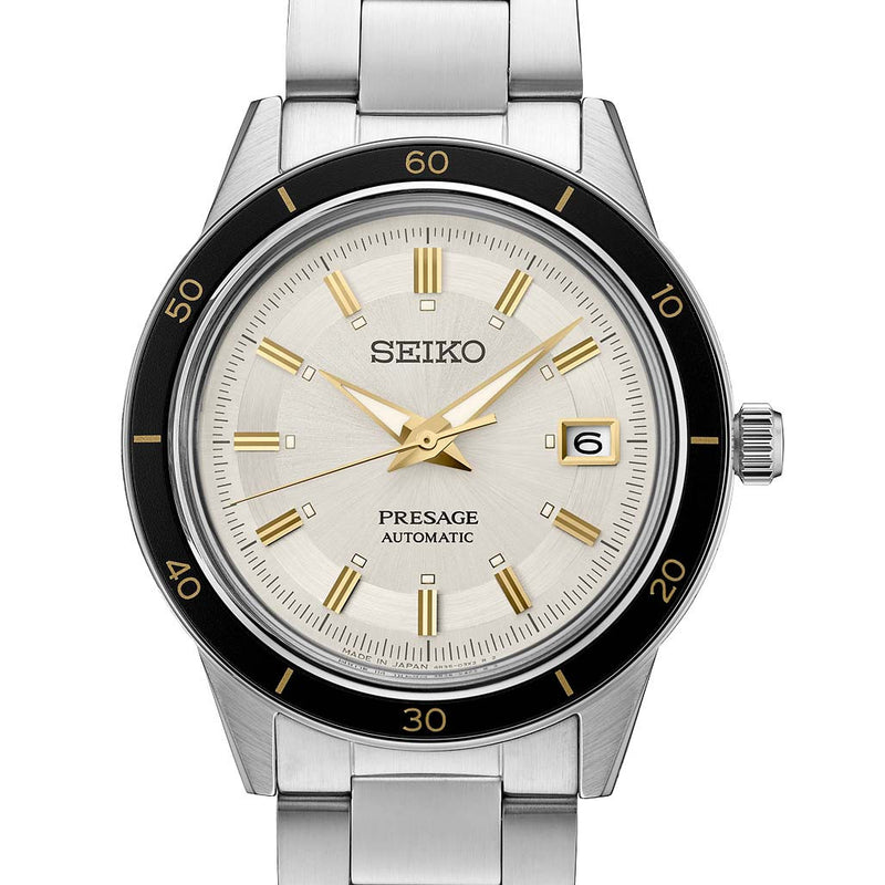 Seiko Presage Automatic Sporty Dress Watch with 41mm Case, and Hardlex Box Crystal #SRPG03