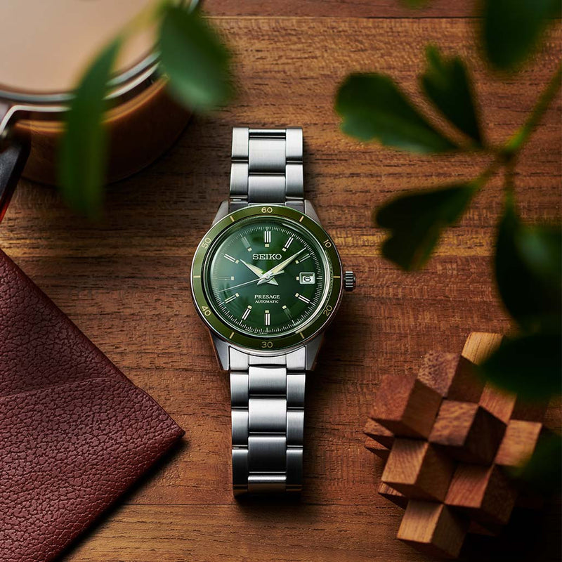Seiko Presage Automatic Sporty Dress Watch with 41mm Case, and Hardlex Box Crystal #SRPG07